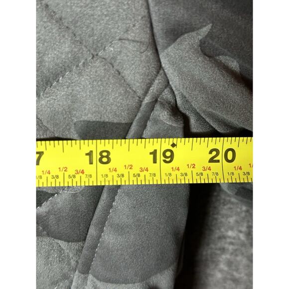 GUESS Jacket Mens Large Gray Camo Bomber Coat Full Zip Moto Biker M81L12 90s Y2K - Picture 10 of 10